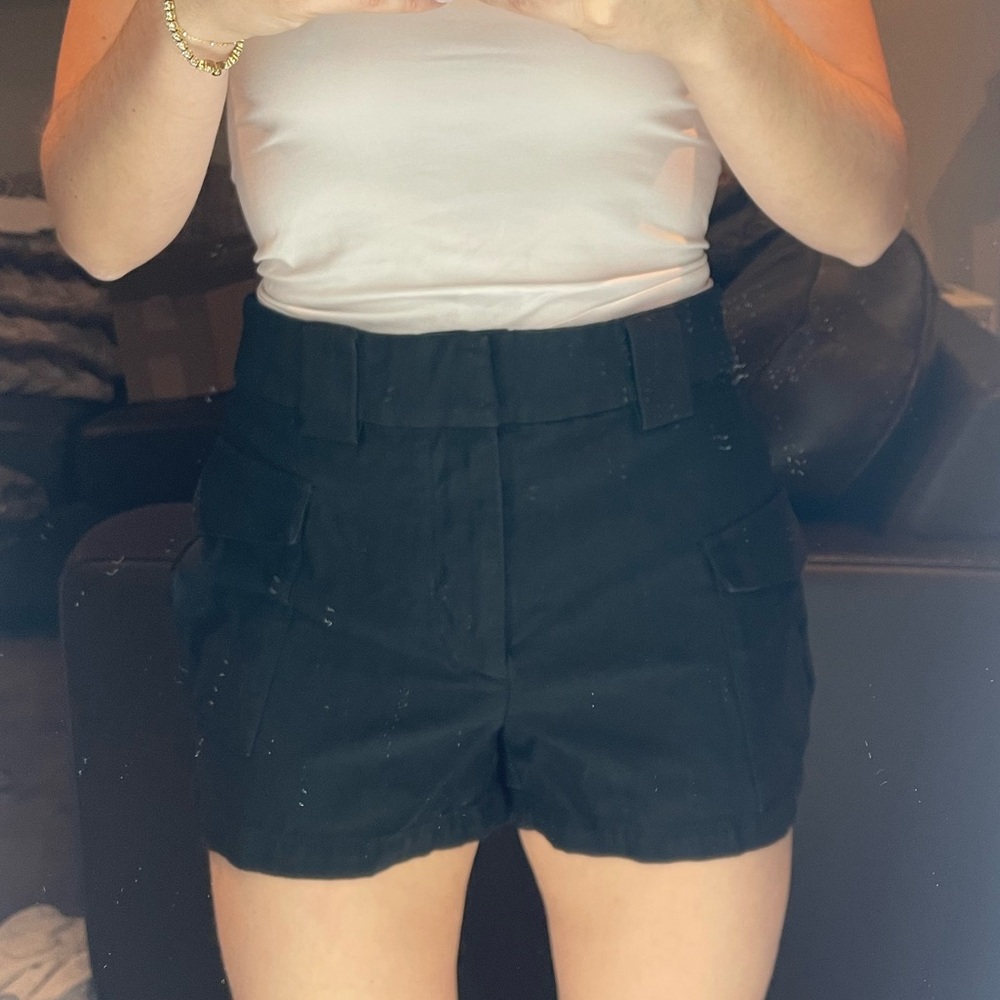 TNA High Waist Black Women's Shorts